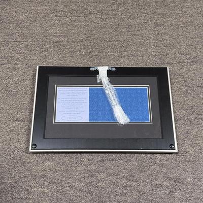 Walt Disney World 25th Commemorative Framed Ticket (3-DZ)