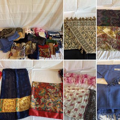 Collection of Light Weight Scarves (PC-BM)