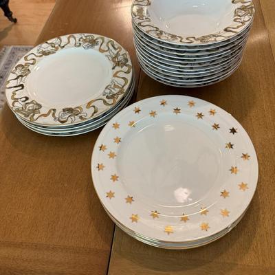 American Atelier Heavenly Hosts China set & American Atelier Party Time set