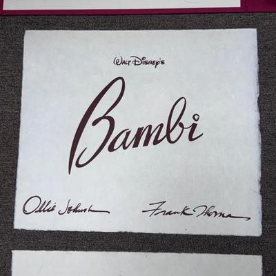Ollie Johnston and Frank Thomas Bambi Box Sets - Suite I and IV (2-DZ)
