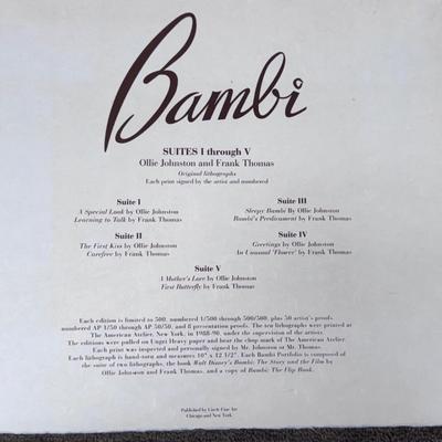Ollie Johnston and Frank Thomas Bambi Box Sets - Suite I and IV (2-DZ)