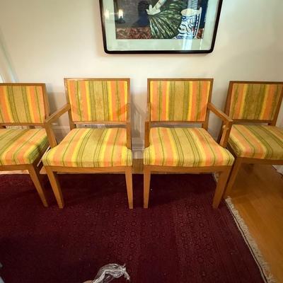 Mid century maple dining chairs (match dining table)