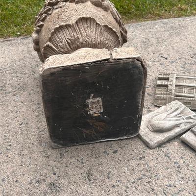 Pair of Large Urn Planters, Urn Finial & More (FP-RG)