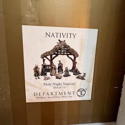 Studio 56 & Kirkland Porcelain Nativity Sets Plus More (L-RG)