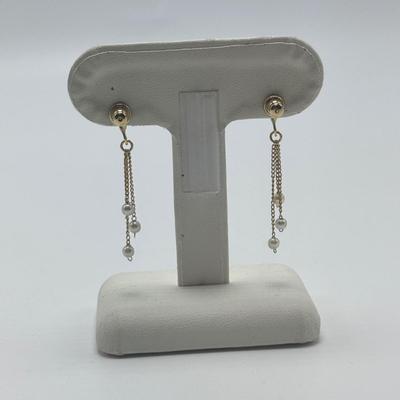 14K Stud Earrings (ST-DZ)