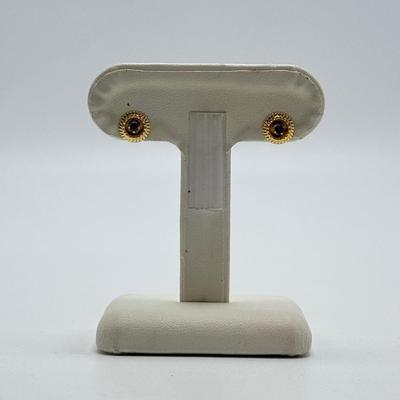 14K Stud Earrings (ST-DZ)