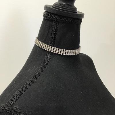 Vintage, rhinestone choker