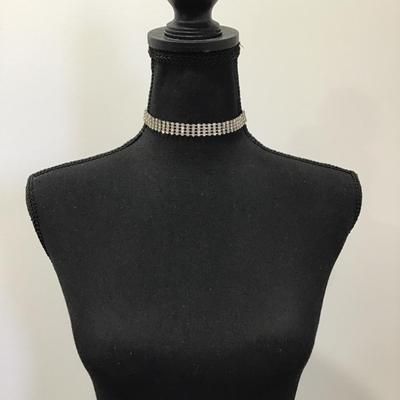 Vintage, rhinestone choker