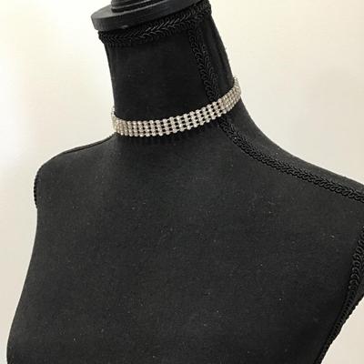 Vintage, rhinestone choker