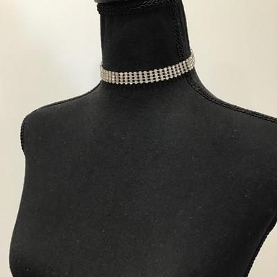 Vintage, rhinestone choker