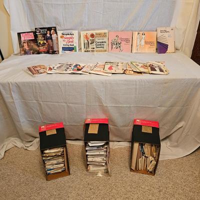 Books & Vintage Sewing Patterns (BD-JS)
