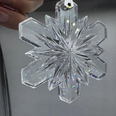 Gorham Full Lead Crystal Snowflake and Other Vintage Brooches and Pendants (ST-DZ)