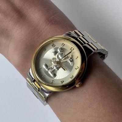 Judith Jack Marcasite Disney Necklace and Walt Disney Mickey Mouse Watch (ST-DZ)