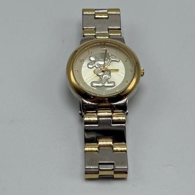 Judith Jack Marcasite Disney Necklace and Walt Disney Mickey Mouse Watch (ST-DZ)