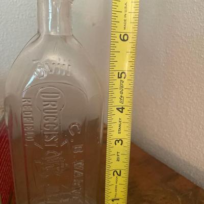 Vintage Schilling spices & glass bottle