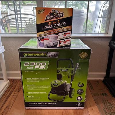NEW Greenworks 2300 PSI TruBrushless Electric Pressure Washer