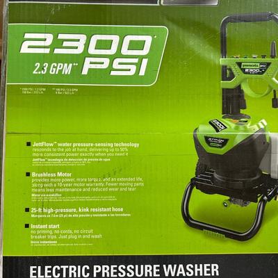 NEW Greenworks 2300 PSI TruBrushless Electric Pressure Washer