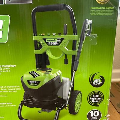 NEW Greenworks 2300 PSI TruBrushless Electric Pressure Washer