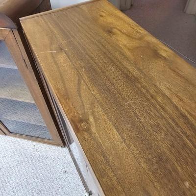 Rounded Pair of Glass Door Bookcases (BD-JS)