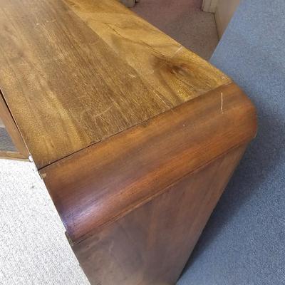 Rounded Pair of Glass Door Bookcases (BD-JS)