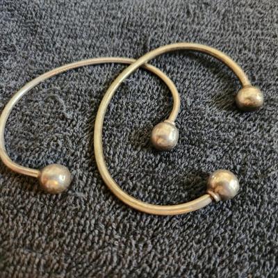 Pair of Sterling Wrist Bracelets.