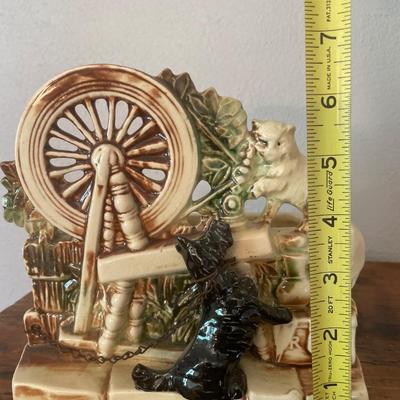 McCoy cat & dog planter