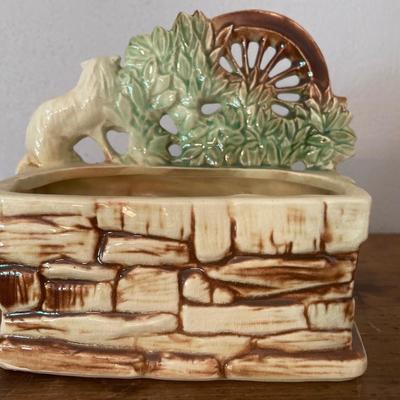 McCoy cat & dog planter