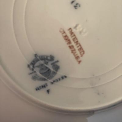 Fancy China plates & soup tureen from England