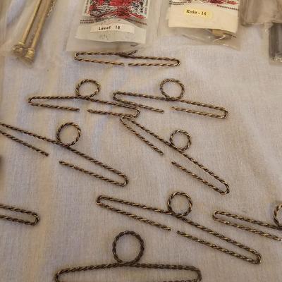 Solid Brass Embroidery Hangers from Denmark (BO-JS)