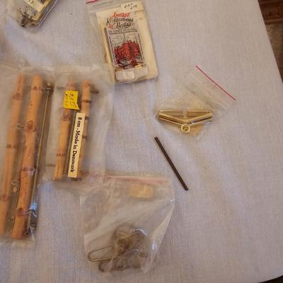 Solid Brass Embroidery Hangers from Denmark (BO-JS)