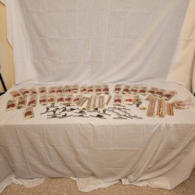 Solid Brass Embroidery Hangers from Denmark (BO-JS)