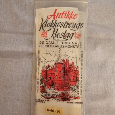 Solid Brass Embroidery Hangers from Denmark (BO-JS)