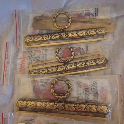 Solid Brass Embroidery Hangers from Denmark (BO-JS)