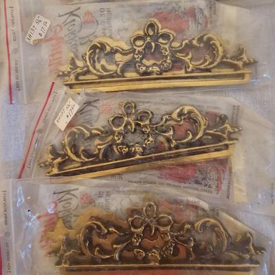 Solid Brass Embroidery Hangers from Denmark (BO-JS)
