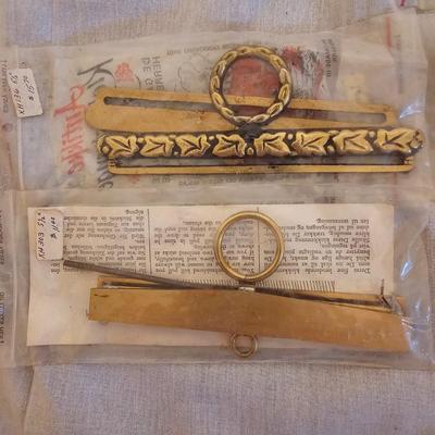 Solid Brass Embroidery Hangers from Denmark (BO-JS)