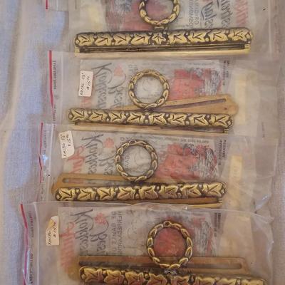 Solid Brass Embroidery Hangers from Denmark (BO-JS)