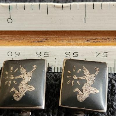 Siamese Art Sterling Earrings