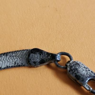 Sterling Flat Woven Necklace