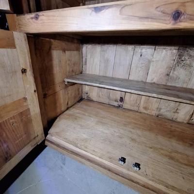 Pine Farmhouse Armoire