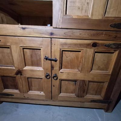 Pine Farmhouse Armoire