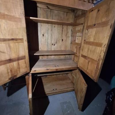 Pine Farmhouse Armoire