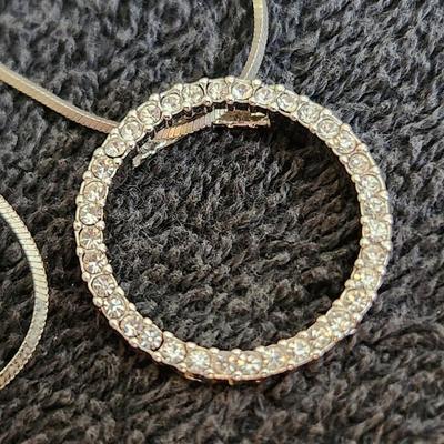 Danecraft Sterling Necklace with Circle Pendant