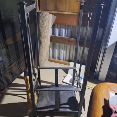 Fireplace Metal Tools and Wood Rack