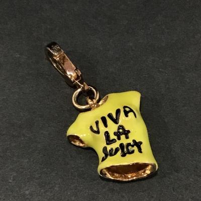 Retired rare, juicy couture Barbie viva la juicy T-shirt charm