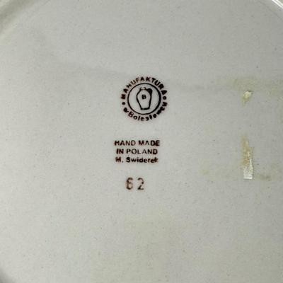 Handmade Pottery Bowl and Dish - Poland