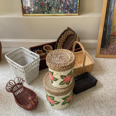 Two pretty storage baskets and more!