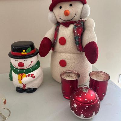 Winter themed decorations