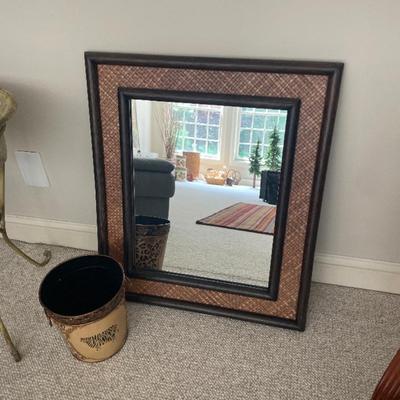 Pretty mirror and pot