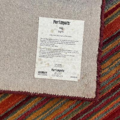 Striped rug (Pier 1 Imports)