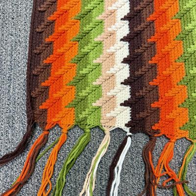 Crocheted Blanket Throw 72” x 42”